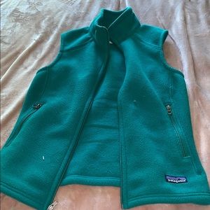 sea foam green vest